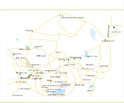 Bangalore Resort Location Map